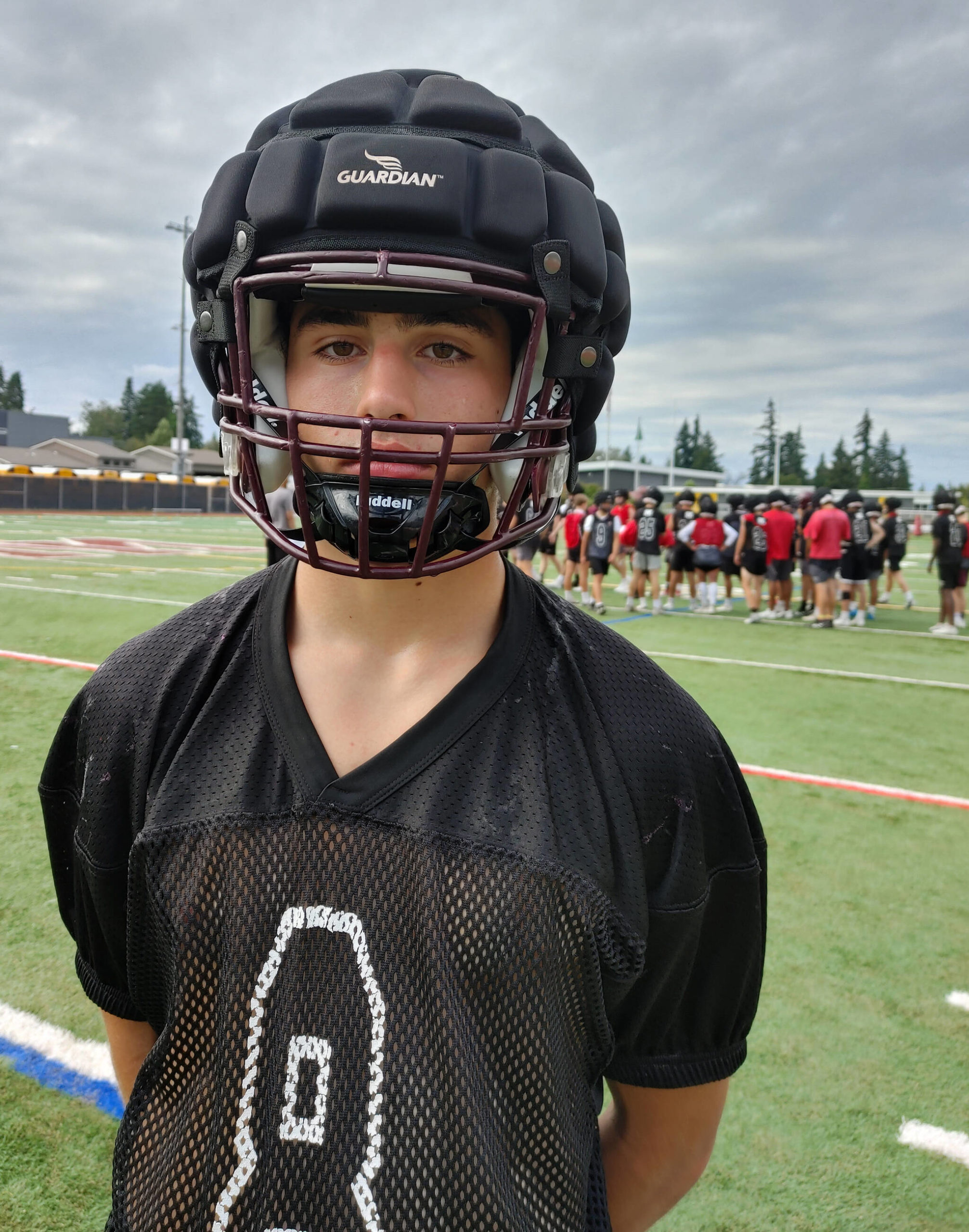 Mercer Island High School running back and safety Vince Catano. Andy Nystrom/ staff photo