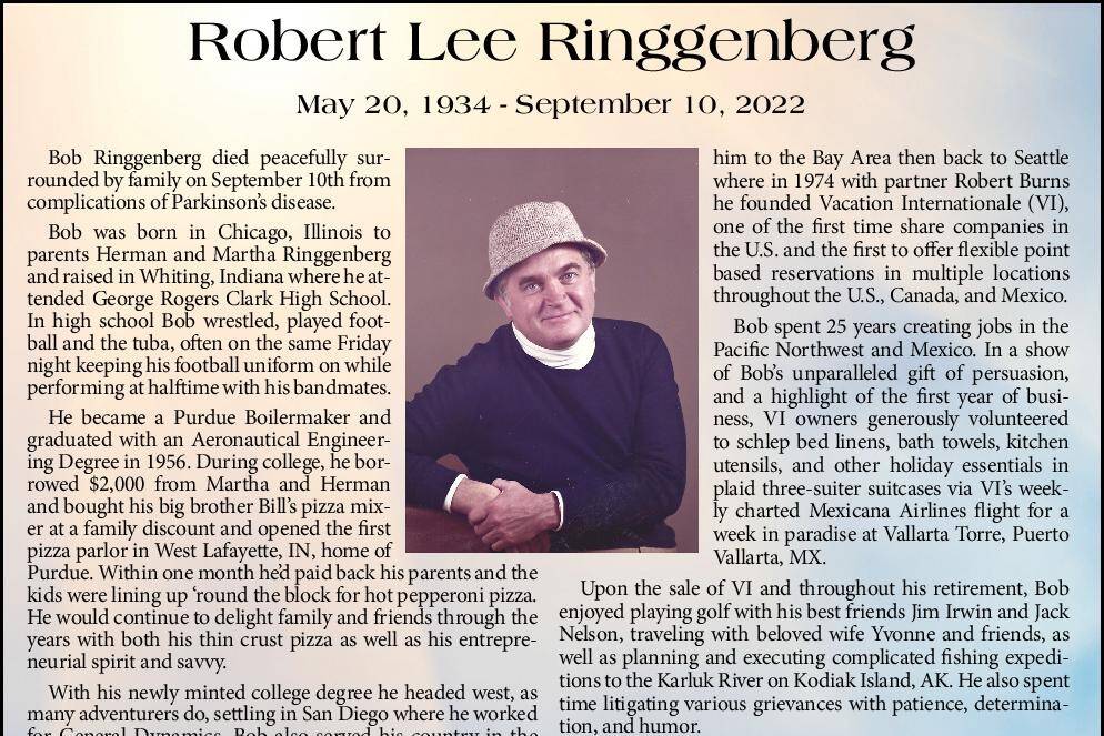 Robert Lee Ringgenberg | Obituary