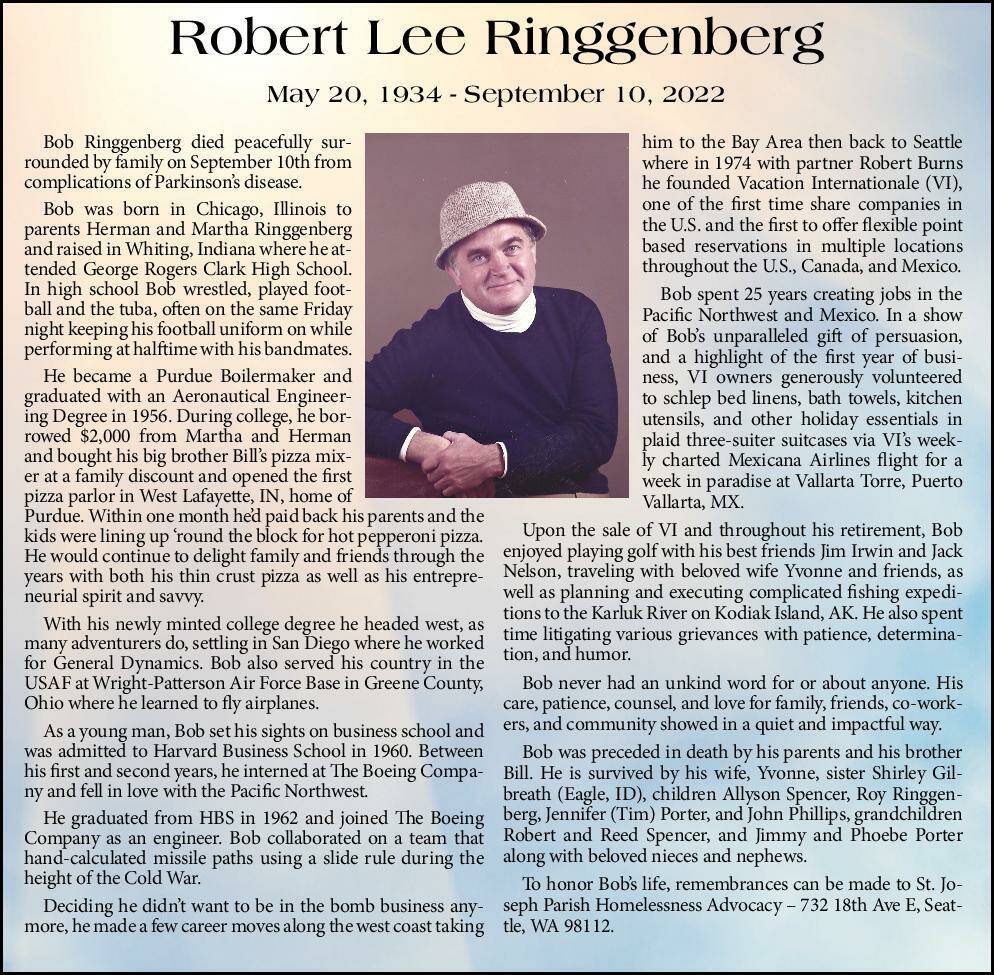 Robert Lee Ringgenberg | Obituary