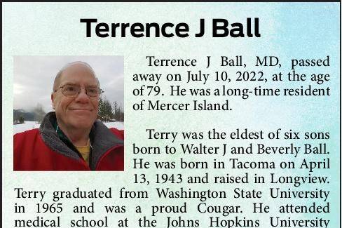 Terrence J. Ball | Obituary