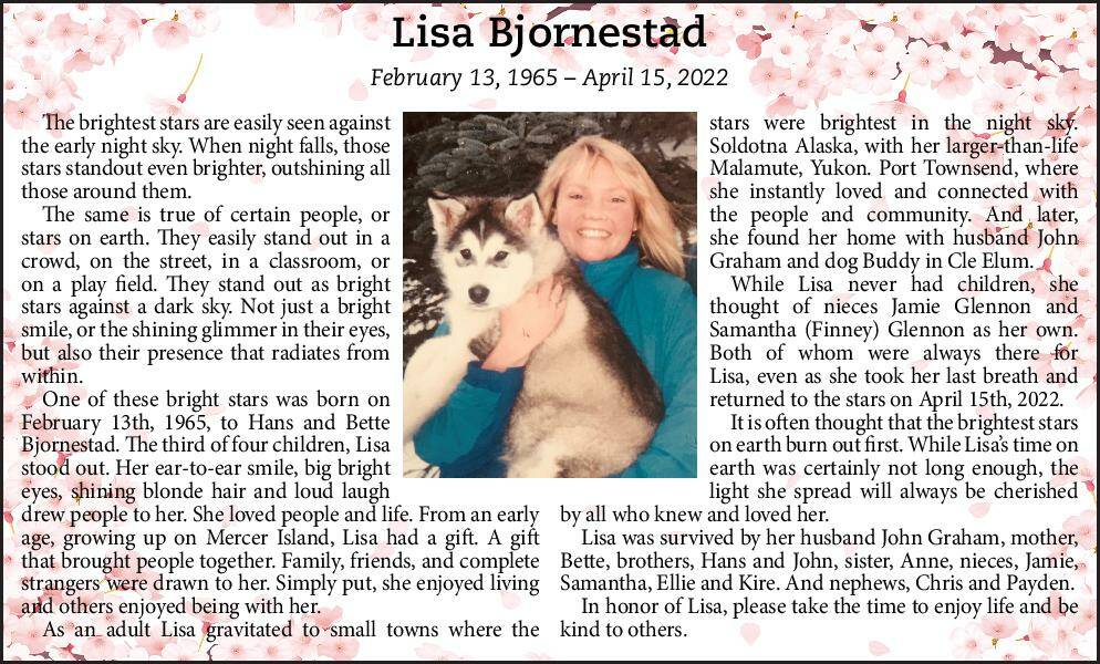 Lisa Bjornestad | Obituary