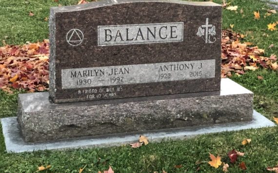Earlier this fall, this tombstone captured my attention. It marked the final resting place for a family by the name of Balance. (Courtesy photo)