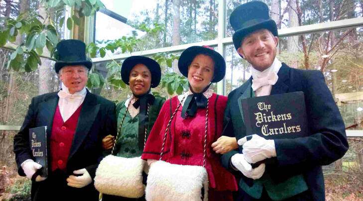 The Dickens Carolers will perform holiday songs in their Victorian costumes from 2-3 p.m. Dec. 11 at the Mercer Island Library. All ages welcome. The performance will be part of the Friends of the Mercer Island Library book sale. The library is located at 4400 88th St. Courtesy photo