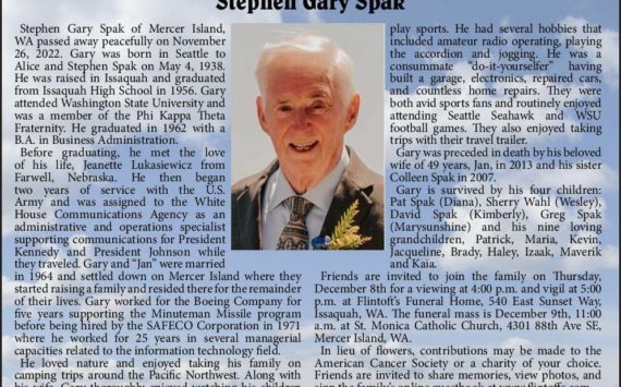 Stephen Gary Spak | Obituary