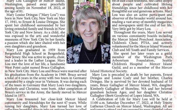 Mary Lou Gallagher | Obituary