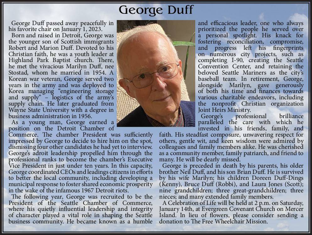 George Duff | Obituary