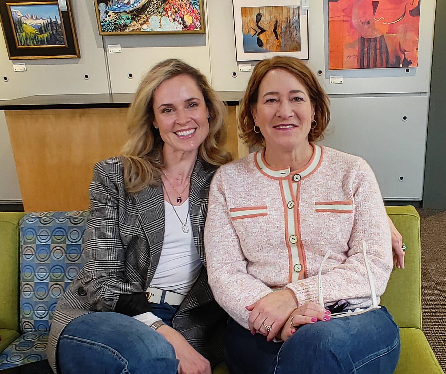 Mercer Island residents Aly Burks, left, and Nancy Gordon have helped bring the Summit Community Center in Seattle to fruition. The space, which will open on March 1, is for young adults with intellectual and developmental disabilities. Andy Nystrom/ staff photo