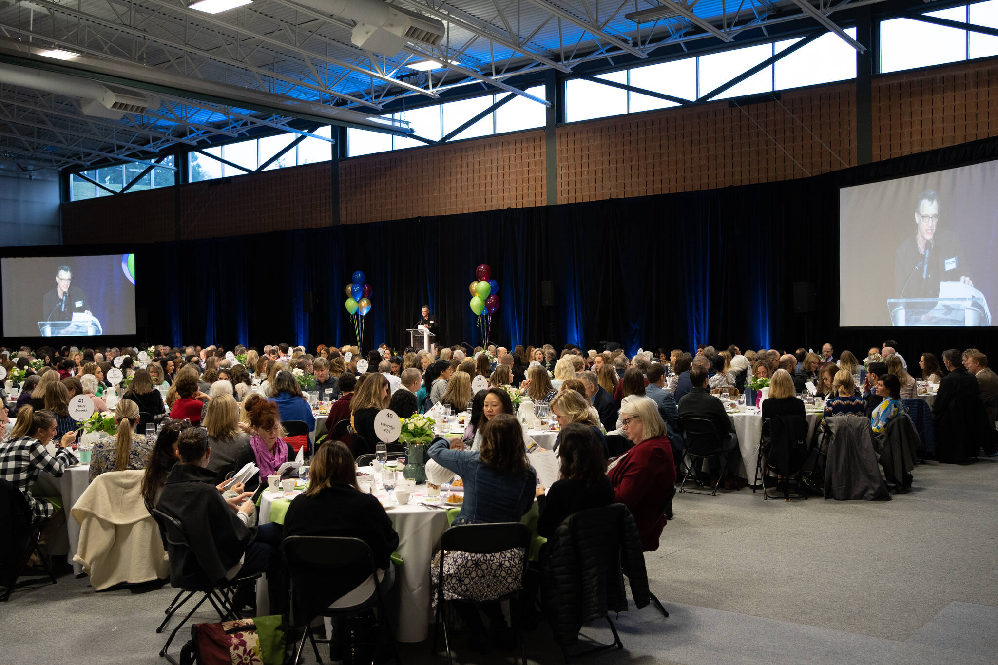 Attendees gather at the 2020 Mercer Island Youth and Family Services Foundation fundraising breakfast. Courtesy photo