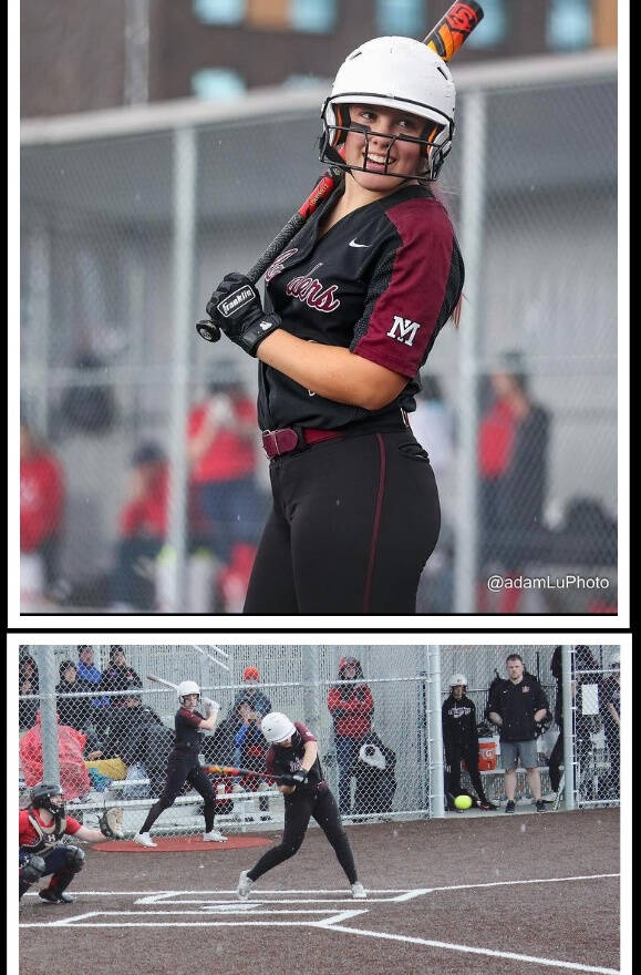 Mercer Island High School junior Katherine Montpellier. Courtesy photos: Top, Adam Lu Photography; bottom, Feliz Montpellier.