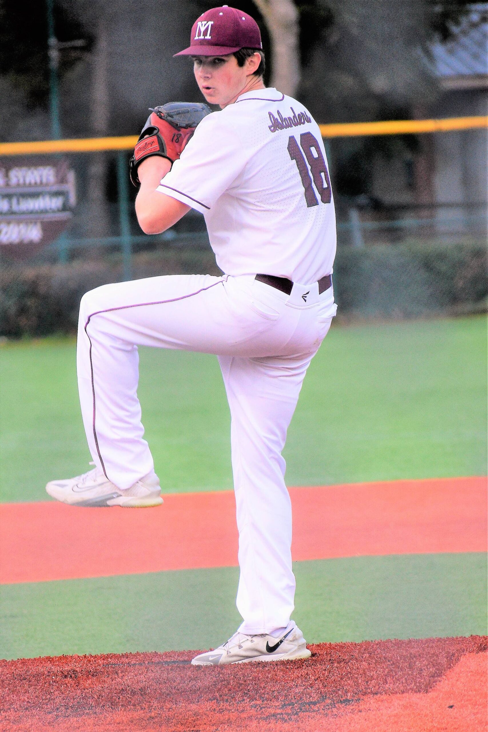 Mercer Island High School senior hurler Jack Beebe. Photo courtesy of Kym Otte