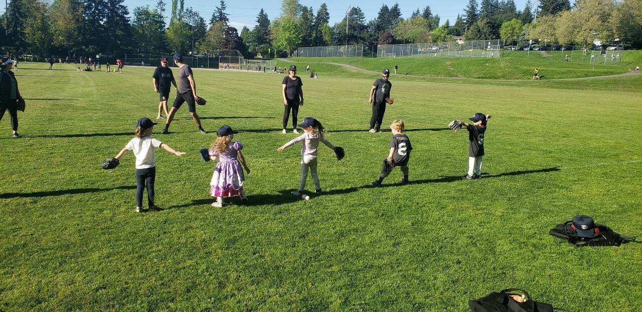 If you’ve never seen a T-Ball game in Mercer Island, you have a treat in store. (Photo courtesy of John Hamer)