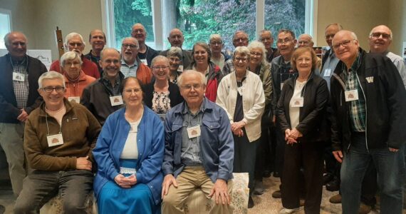 Volunteers of the Pipe Organ Foundation. Seated in the first row and on the right is President Carl Dodrill. (Photos courtesy of Carl Dodrill)