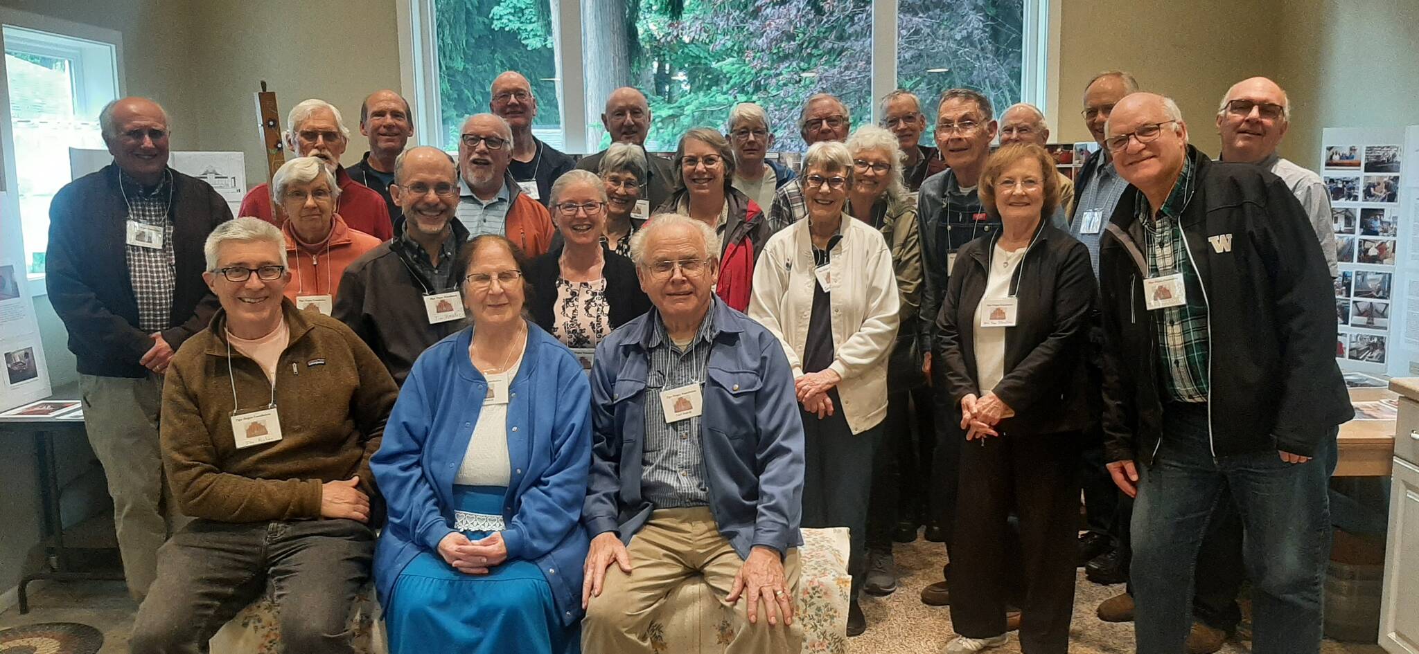 Photos courtesy of Carl Dodrill
Volunteers of the Pipe Organ Foundation. Seated in the first row and on the right is President Carl Dodrill.