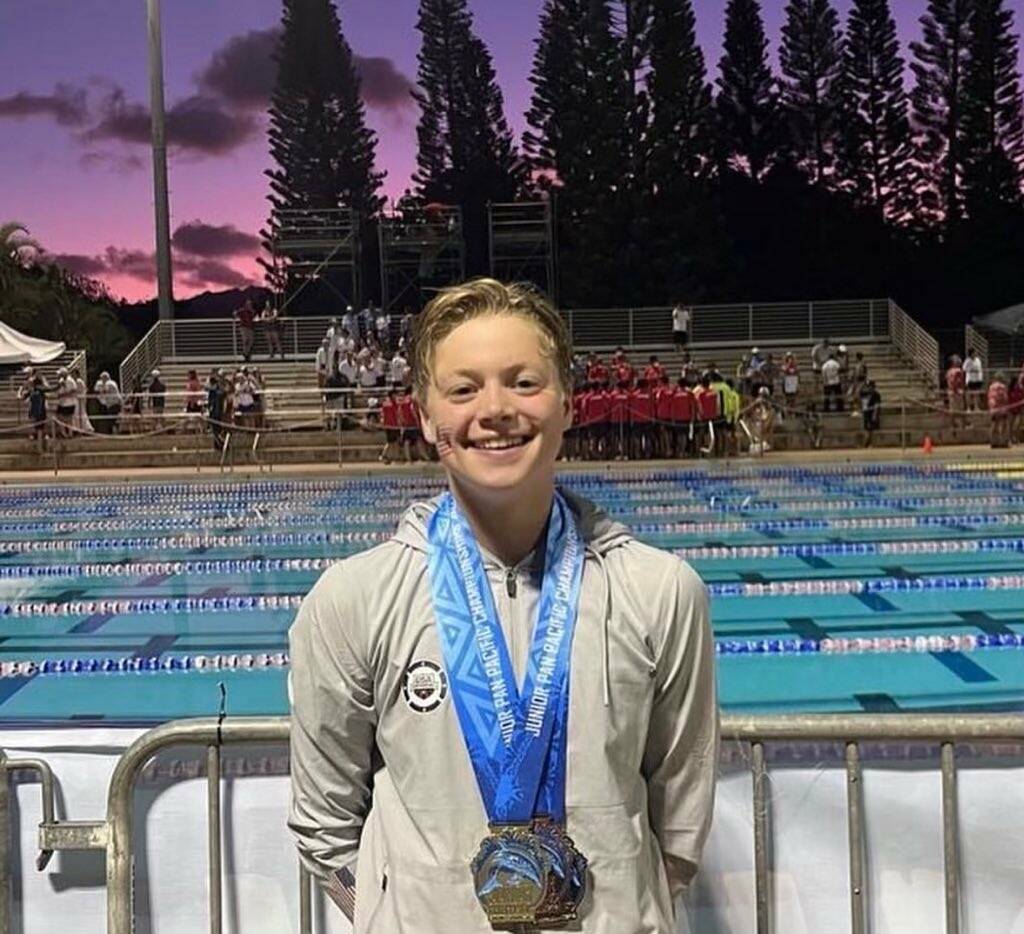 Mercer Island High School junior swimmer Piper Enge. Photo courtesy of the Mercer Island School District