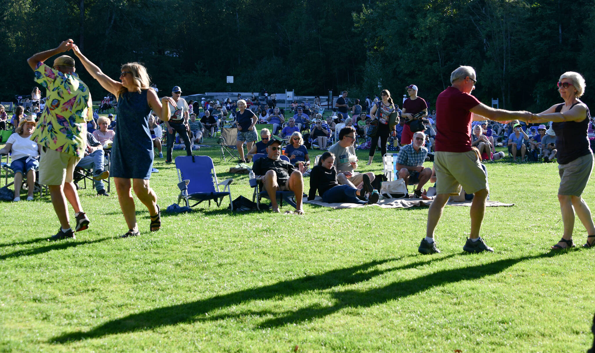 Concert-goers dance to Wally and The Beaves. Andy Nystrom/ staff photo