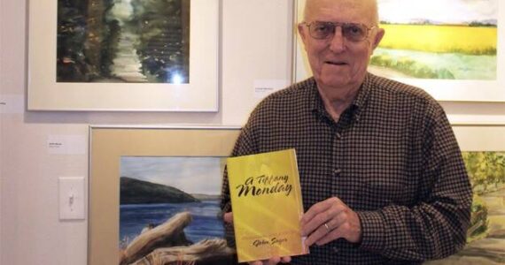 File photo
Mercer Island resident John Sager with his book “A Tiffany Monday.”
