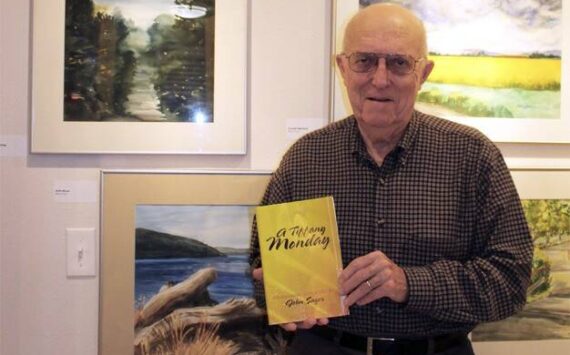 File photo
Mercer Island resident John Sager with his book “A Tiffany Monday.”