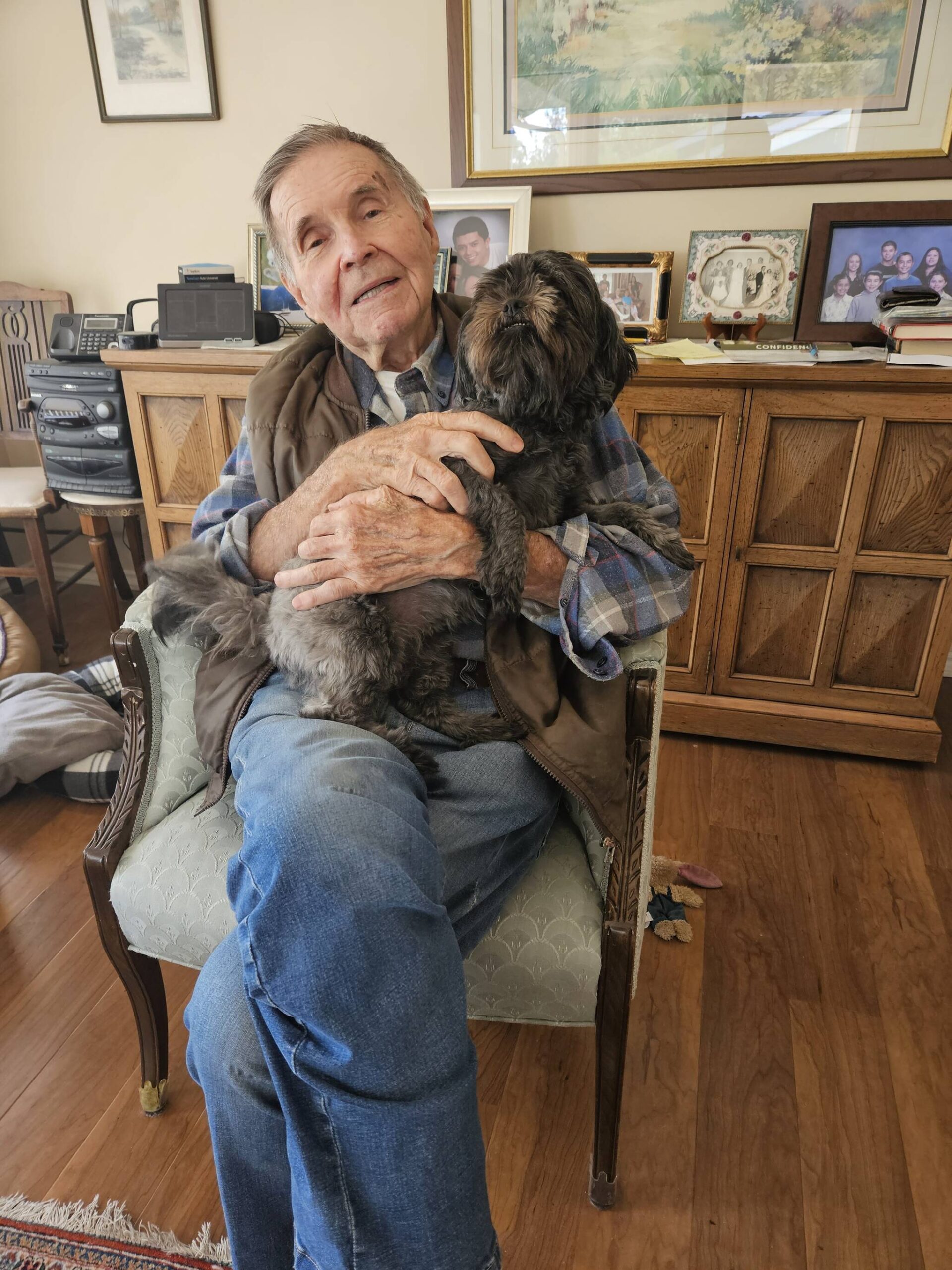 Courtesy photo
Don Strome, 94, with his dog, Minny.