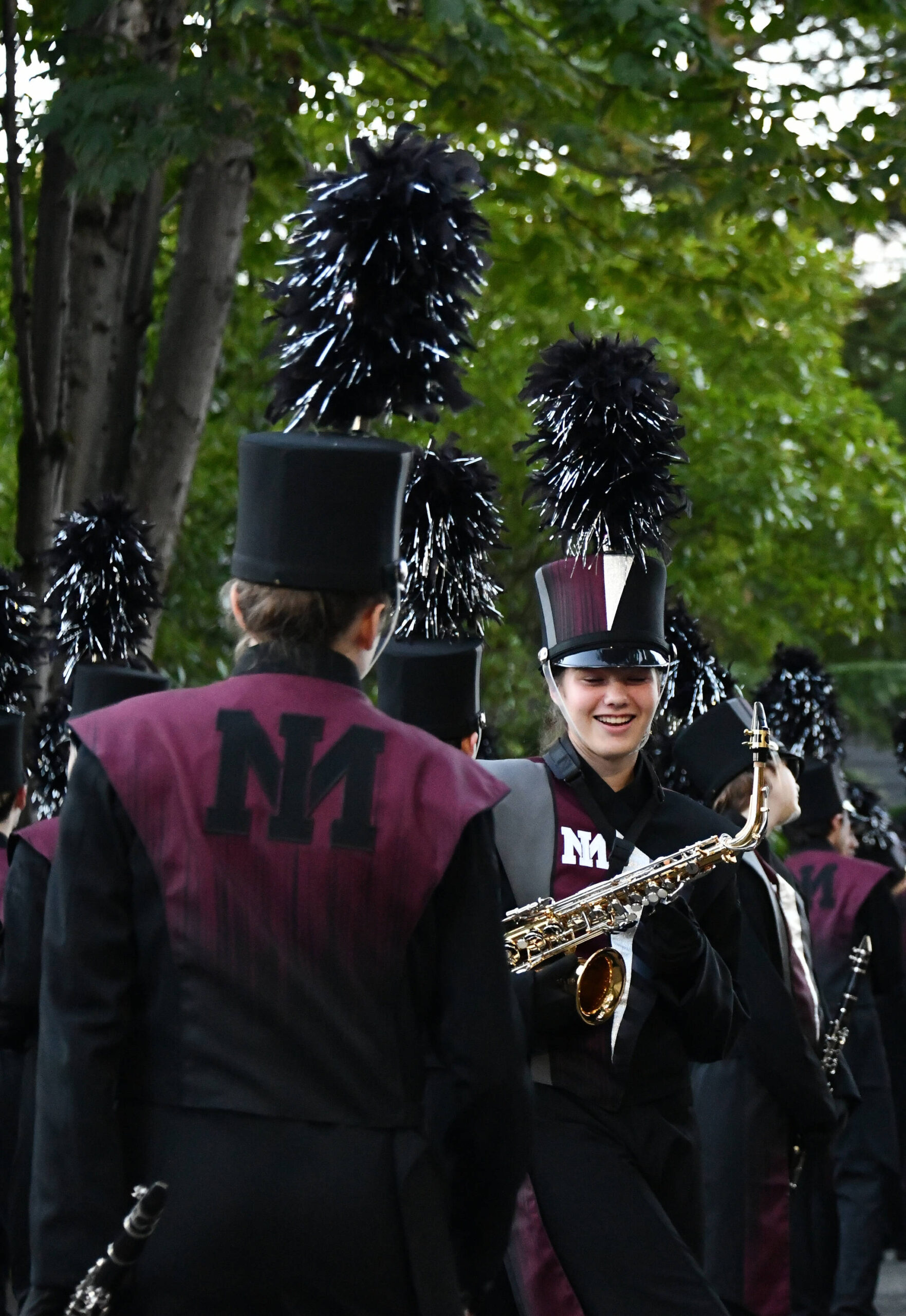 Band time is fun time at the Oct. 12 full dress rehearsal. Andy Nystrom/ staff photo