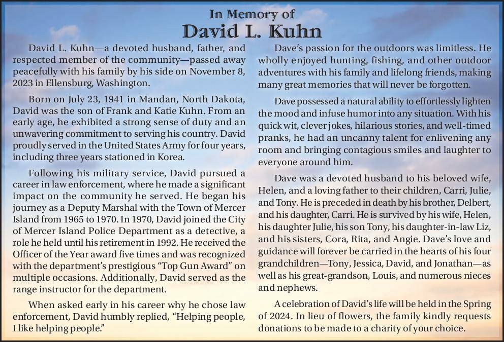 David L. Kuhn | Obituary