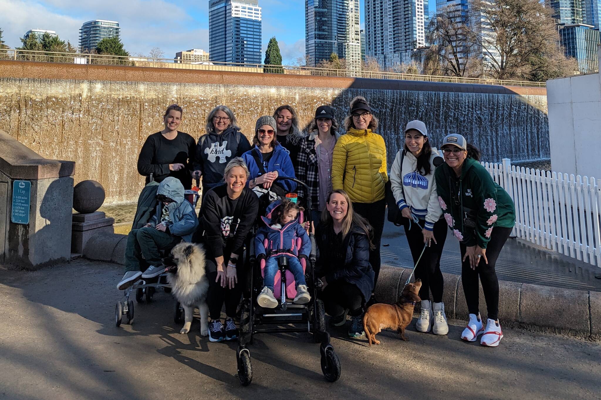 Effie Parks
Photo of the first Once Upon A Gene caregivers therapy walk. (Courtesy photo)