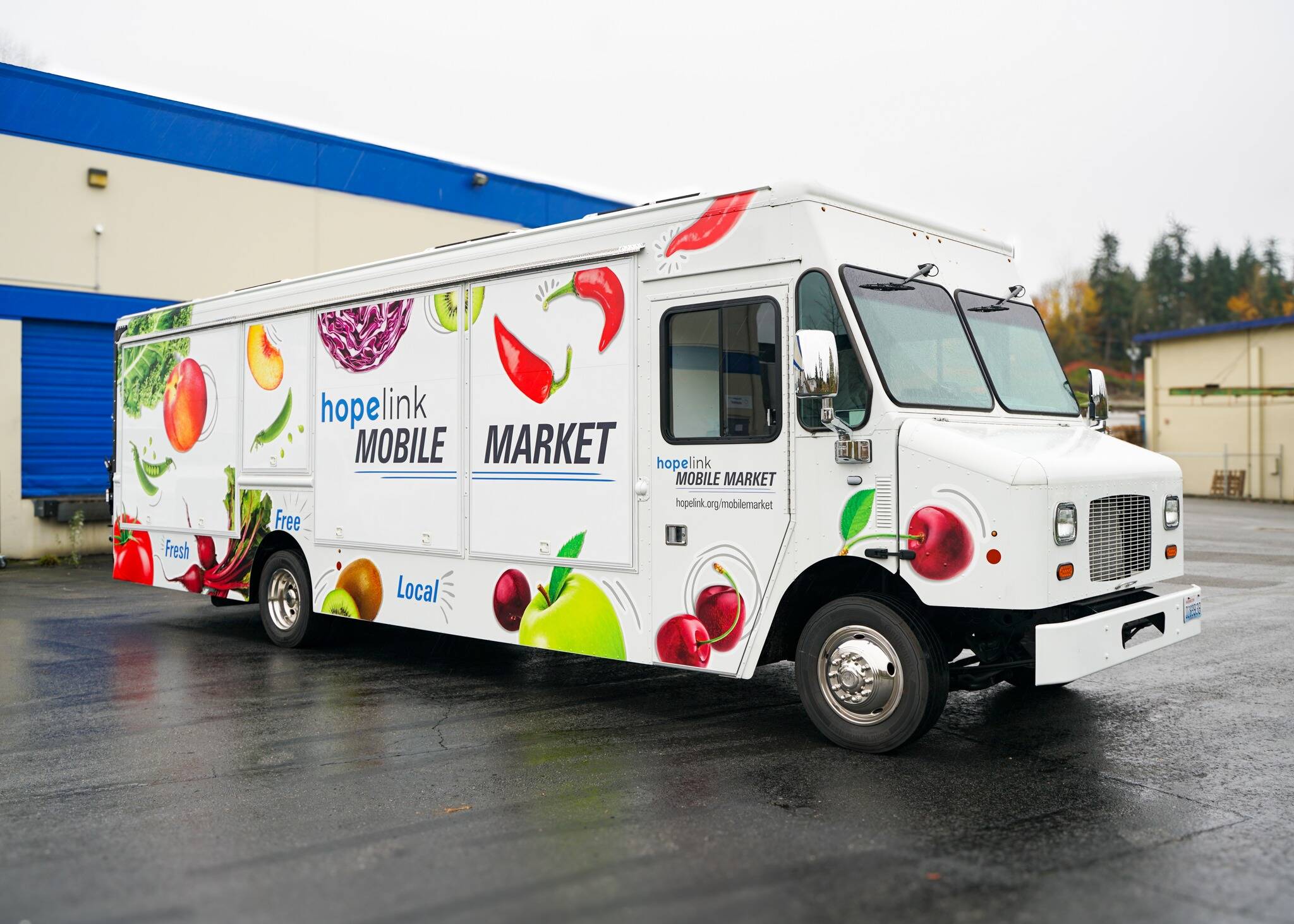 Hopelink’s Mobile Market truck will soon be coming to the Island. Photo courtesy of the city of Mercer Island