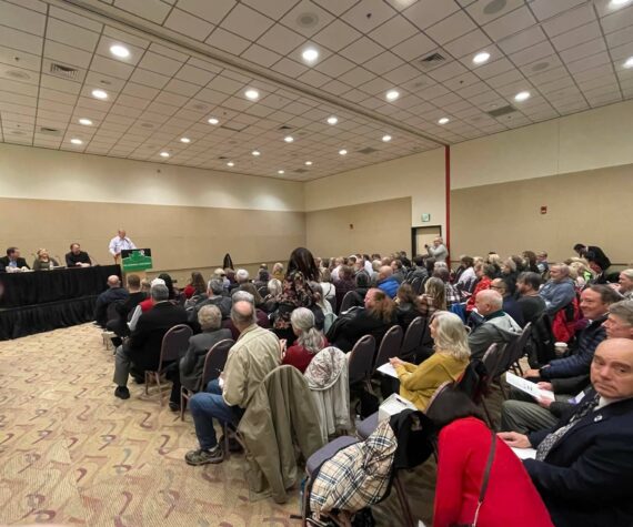 Photo courtesy of John Hamer
A sold-out crowd of more than 700 people packed the Ocean Shores Convention Center for the 15th annual Roanoke Conference.