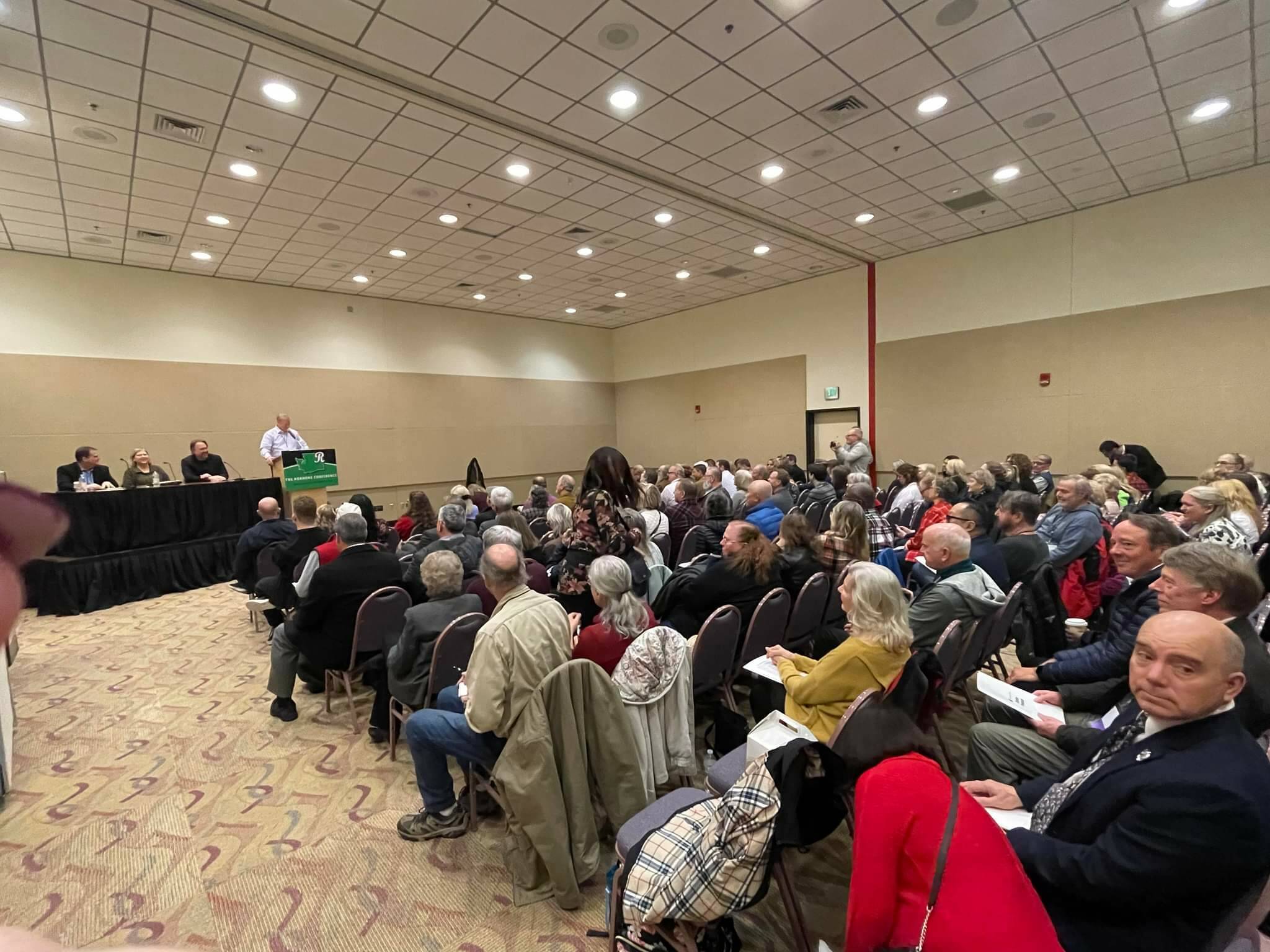 Photo courtesy of John Hamer
A sold-out crowd of more than 700 people packed the Ocean Shores Convention Center for the 15th annual Roanoke Conference.