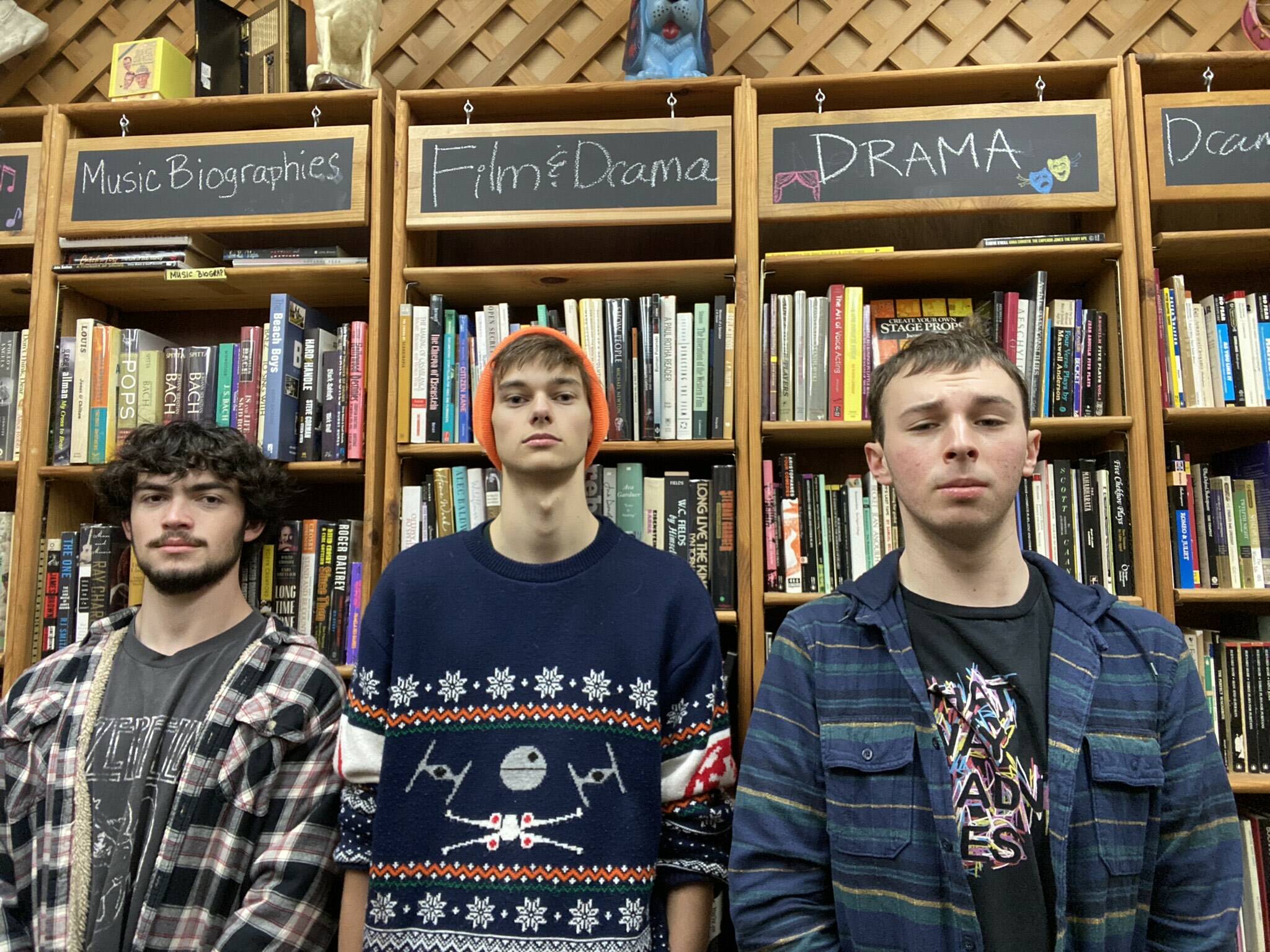 Mercer Island High School No Place for Hate members, from left to right, Sam Paddor, Connor Wood and Kyle Gerstel. Courtesy photo