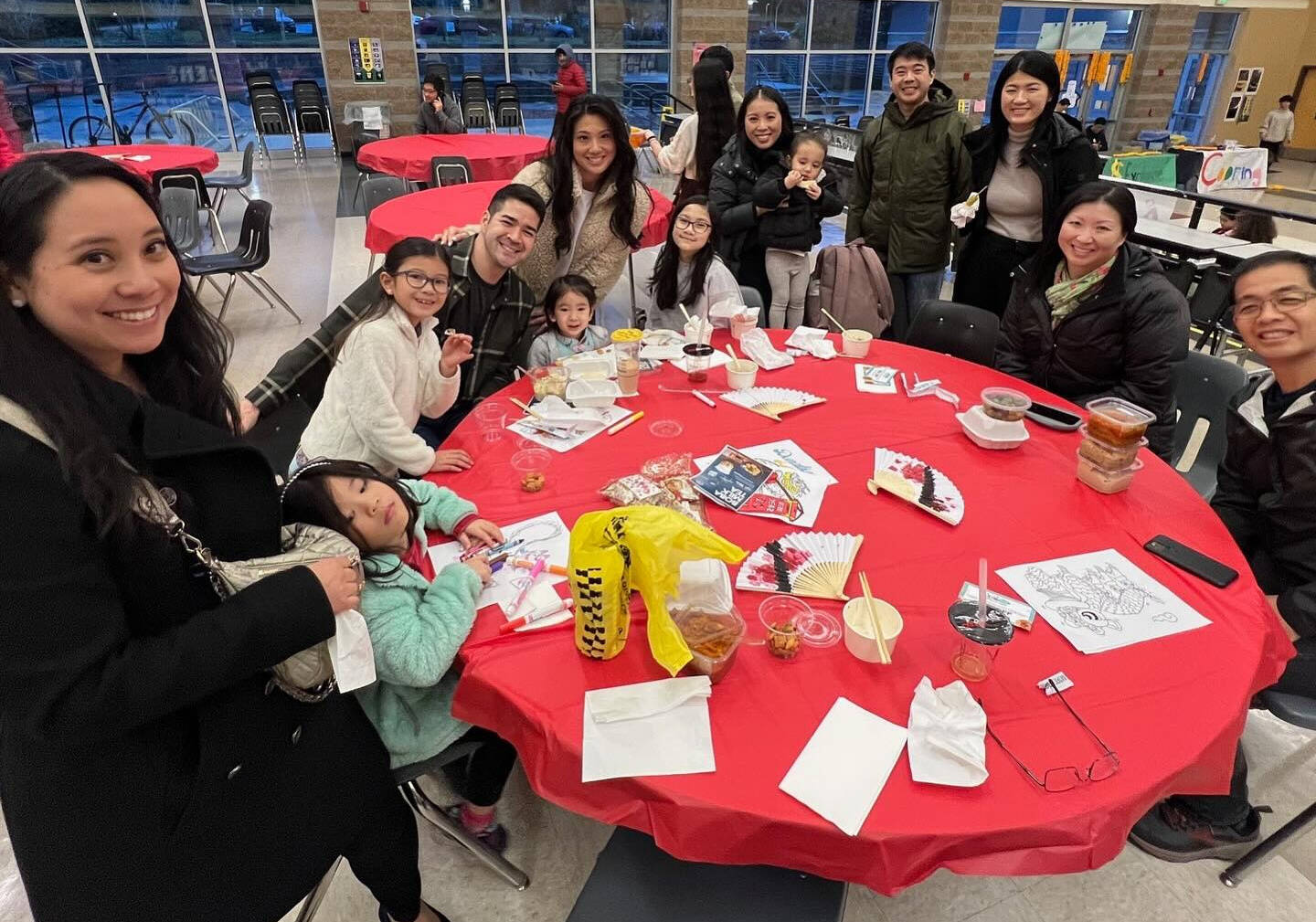 Students in the Mercer Island High School Education Coalition for Asian American Representation (ECAAR) presented a Taiwanese-inspired multi-cultural night market with food sold by local Asian-owned businesses, entertainment, merchandise, games and more on Feb. 11 in the school commons. Photo courtesy of the Mercer Island School District