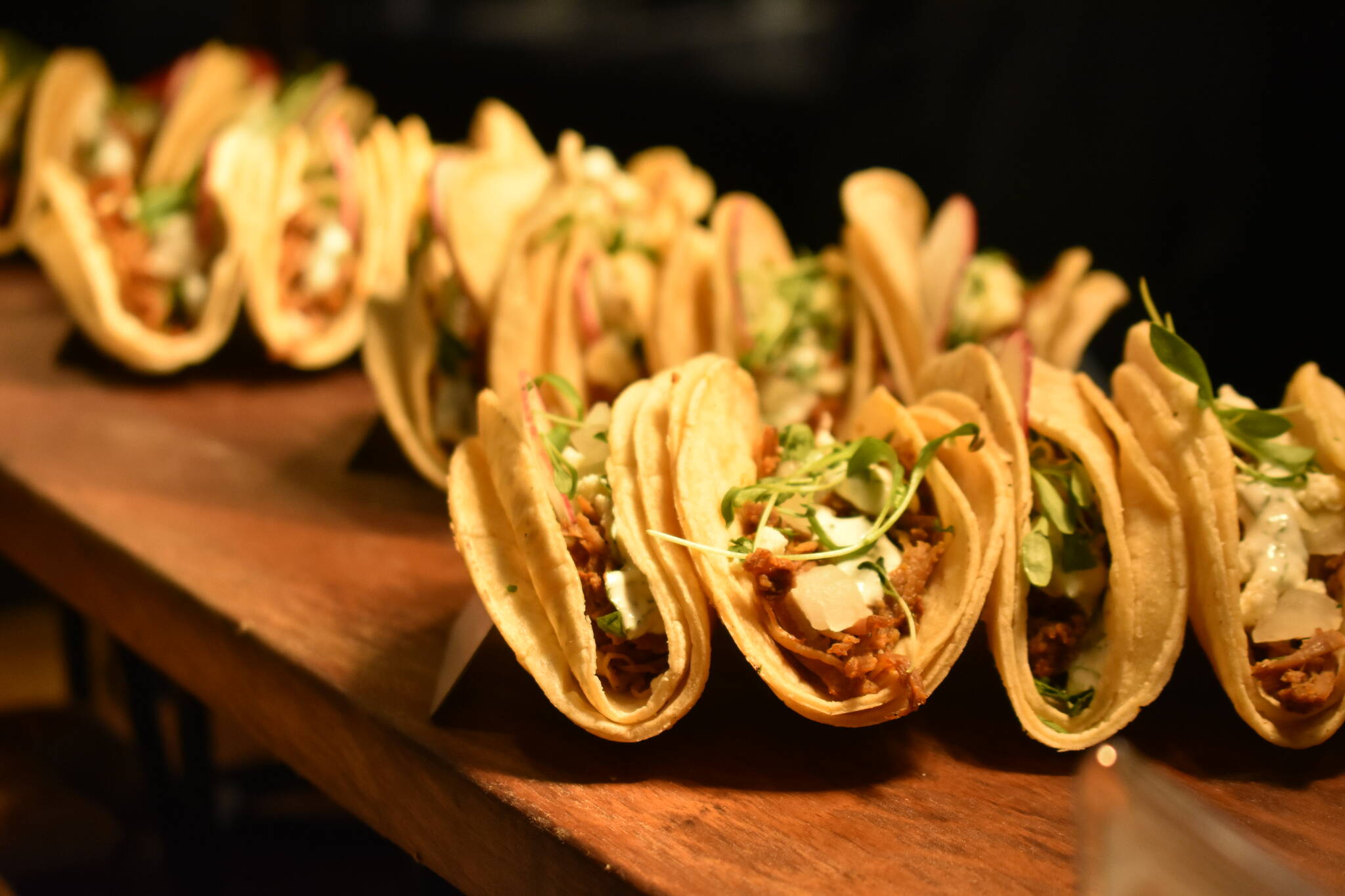 Tacos from the Mariners Food Preview Event. Ben Ray / The Reporter