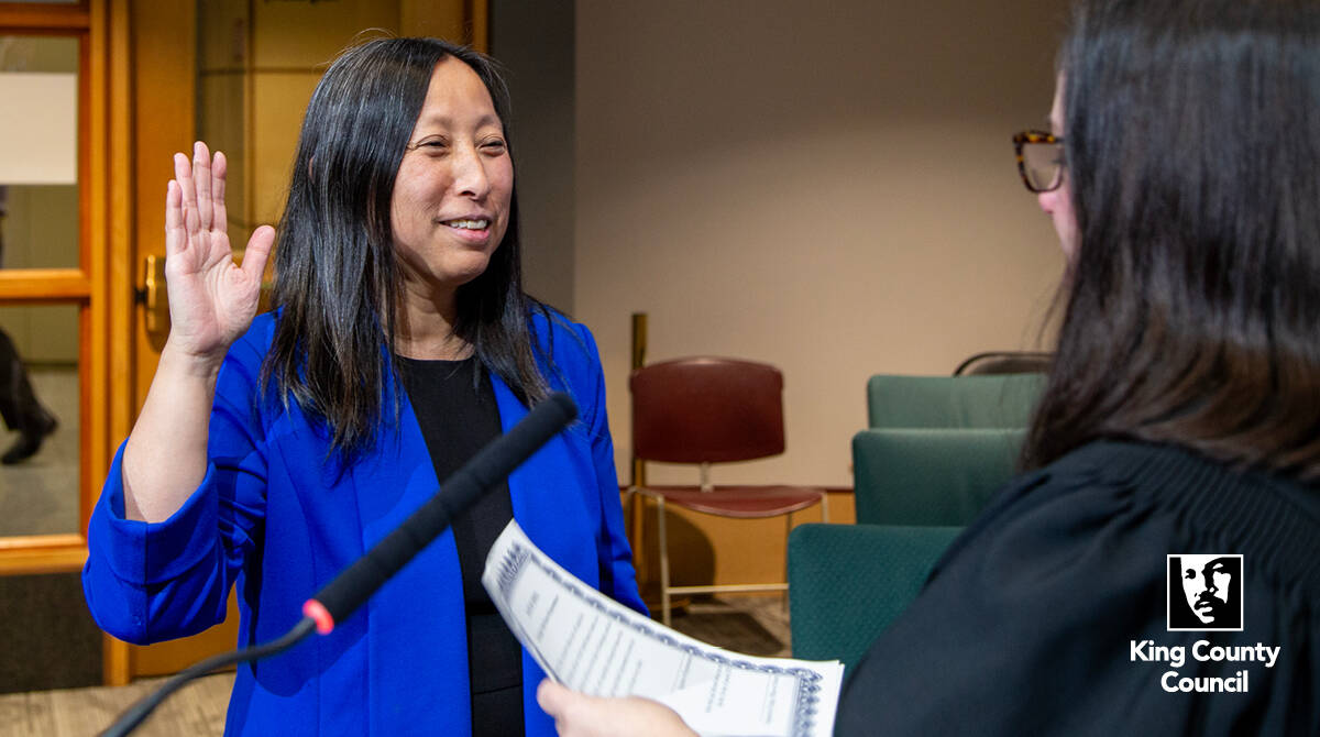 King County Council appointed Bellevue City Council’s Janice Zahn to serve as state representative for Legislative District 41 on Jan. 21. Photo courtesy of King County Council