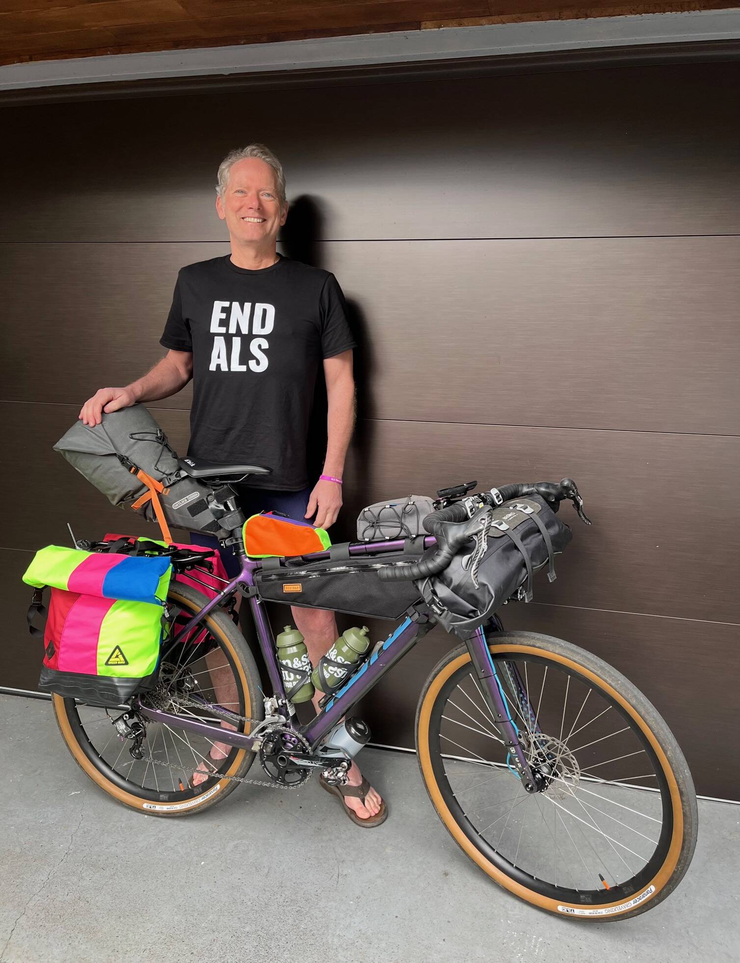 On May 1, Mercer Island’s Timm Fenton will embark on a solo cross-country bike ride to raise funds and awareness for ALS research. Courtesy photo