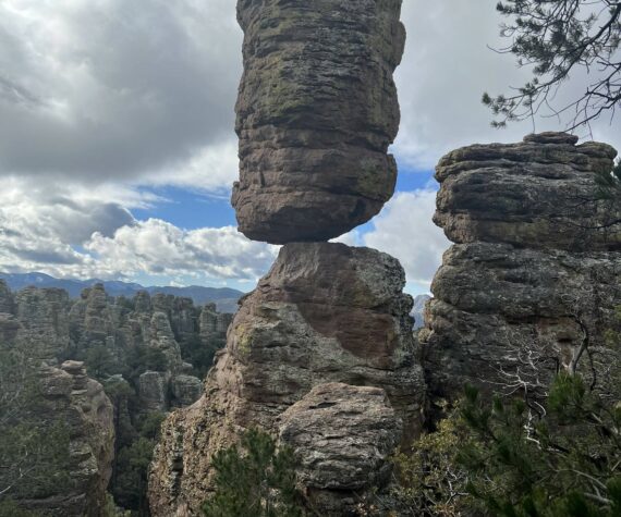 Chiricahua National Monument’s Pinnacle Balanced Rock. Photo by Shlomo Freiman