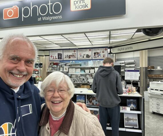 Greg Asimakoupoulos with Sheila Shirley. Courtesy photo