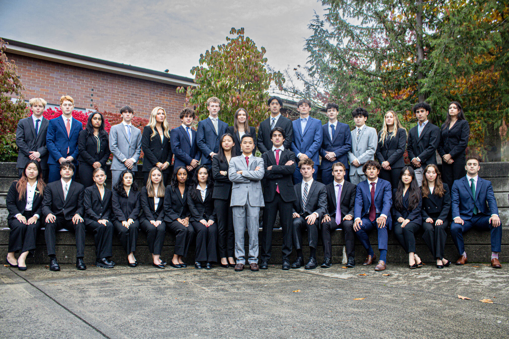 Members of Mercer Island High School’s Mercer Trade Inc. Courtesy photo