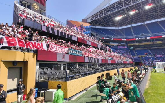 River Plate fans in the stands at Lumen Field. Ben Ray / Sound Publishing