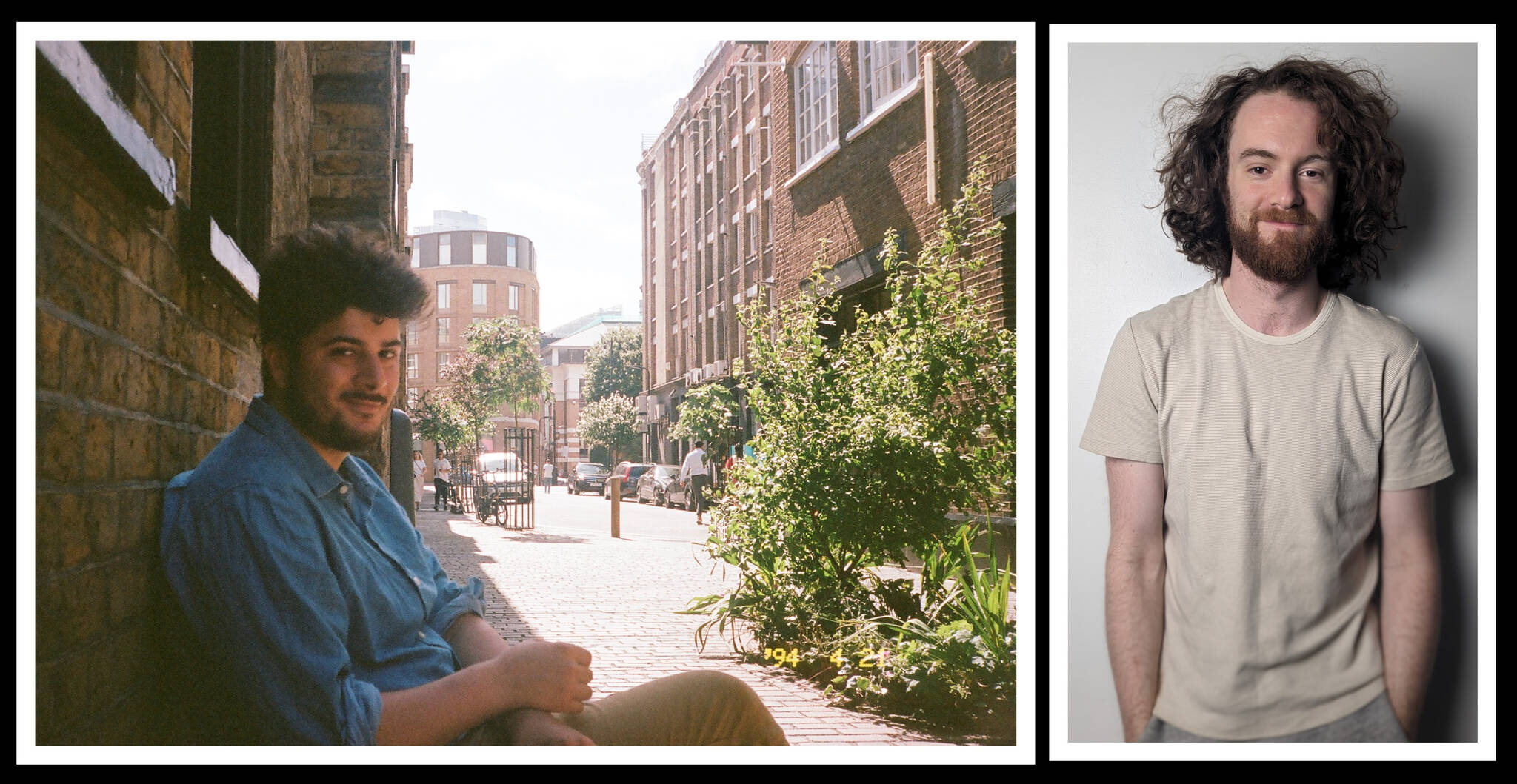 Mercer Islanders Michael Bontatibus, left, and Trey McGee have helped bring “The Double” to life in Seattle. Left photo by Rachel Stern and courtesy photo at right