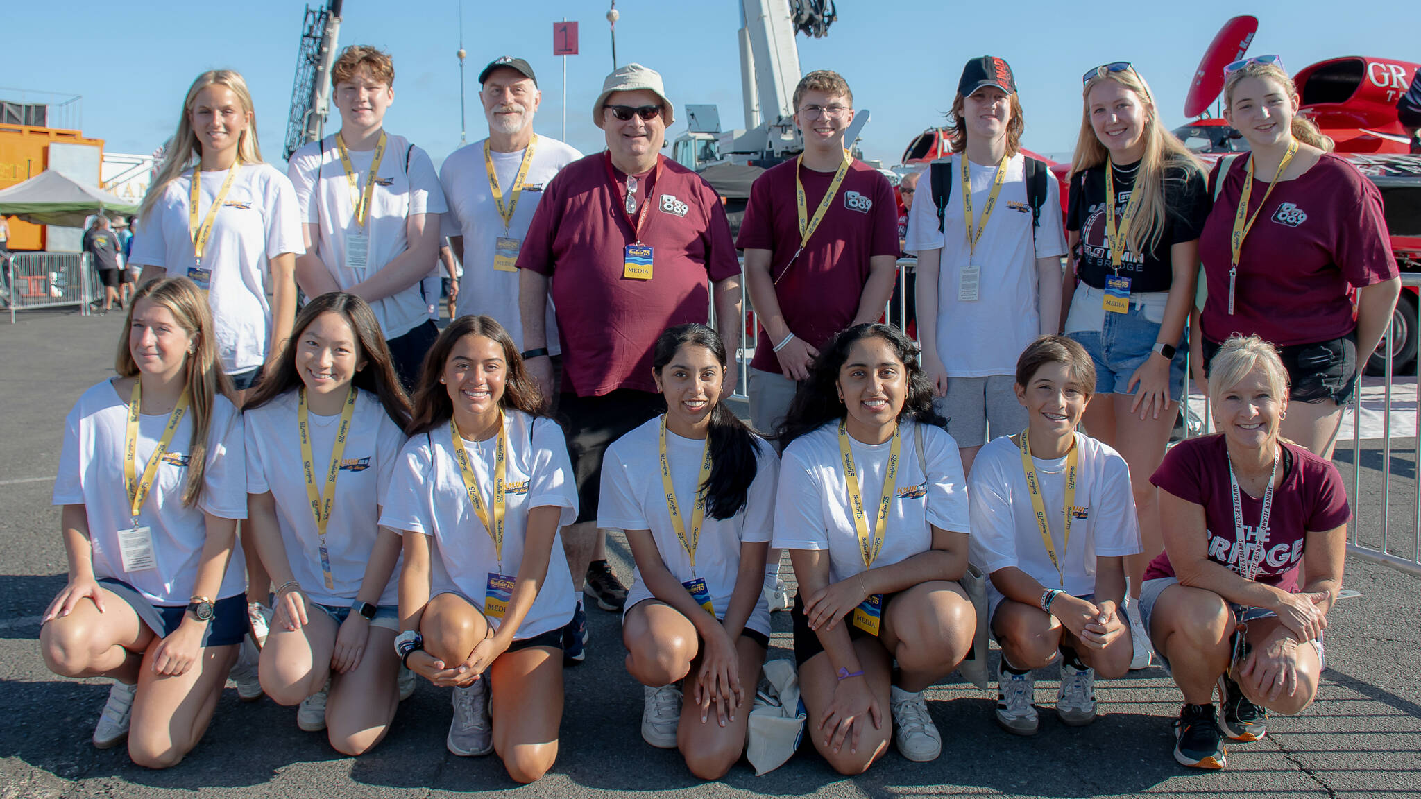 KMIH 88.9 The Bridge’s staff is set for Seafair Weekend. Courtesy photo