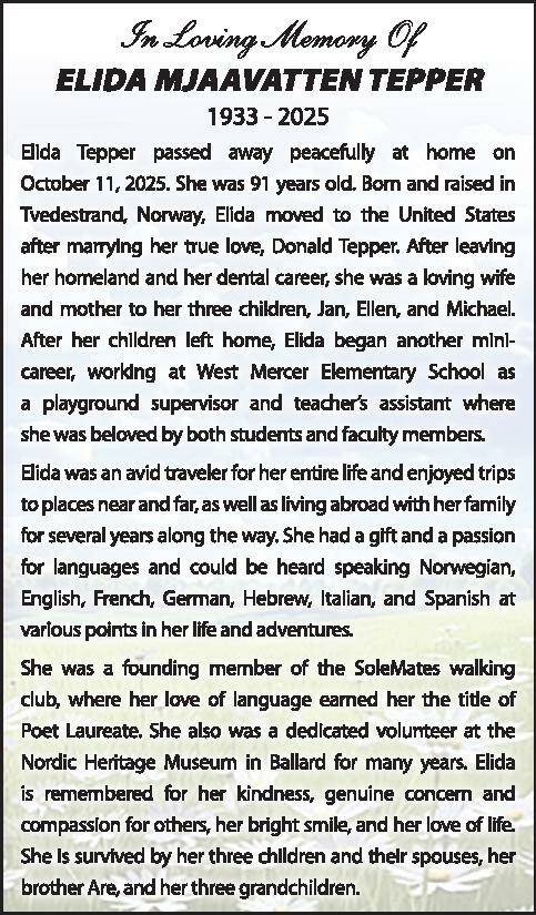 Elida Tepper | Obituary