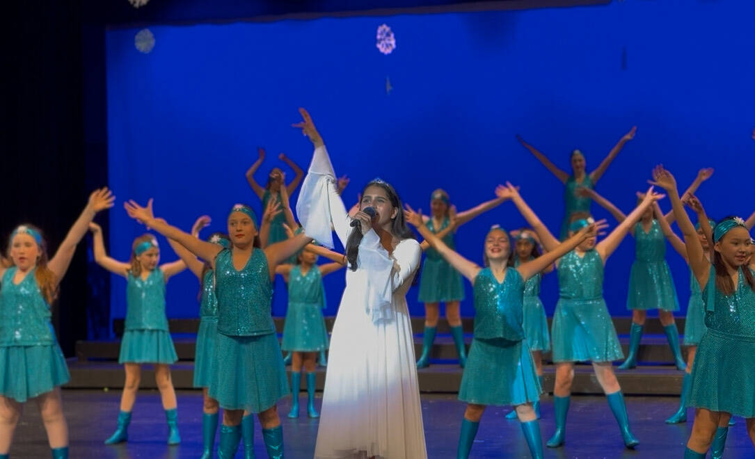 Mercer Island’s Harmony Youth Collective, a musical theater education program serving children ages 3–18, debuted its brand-new production “Winter Wonderland” on Dec. 6-7 at Mercer Island High School. The festive showcase delighted audiences with candy-cane cheer, shimmering Snow Queens and uplifting messages about showing up as your authentic, unique self and spreading joy, love and light this holiday season. More than 600 community members attended the performances, making for a spirited kickoff to the holidays and a memorable celebration of local youth talent. Photo courtesy of Harmony Youth Collective