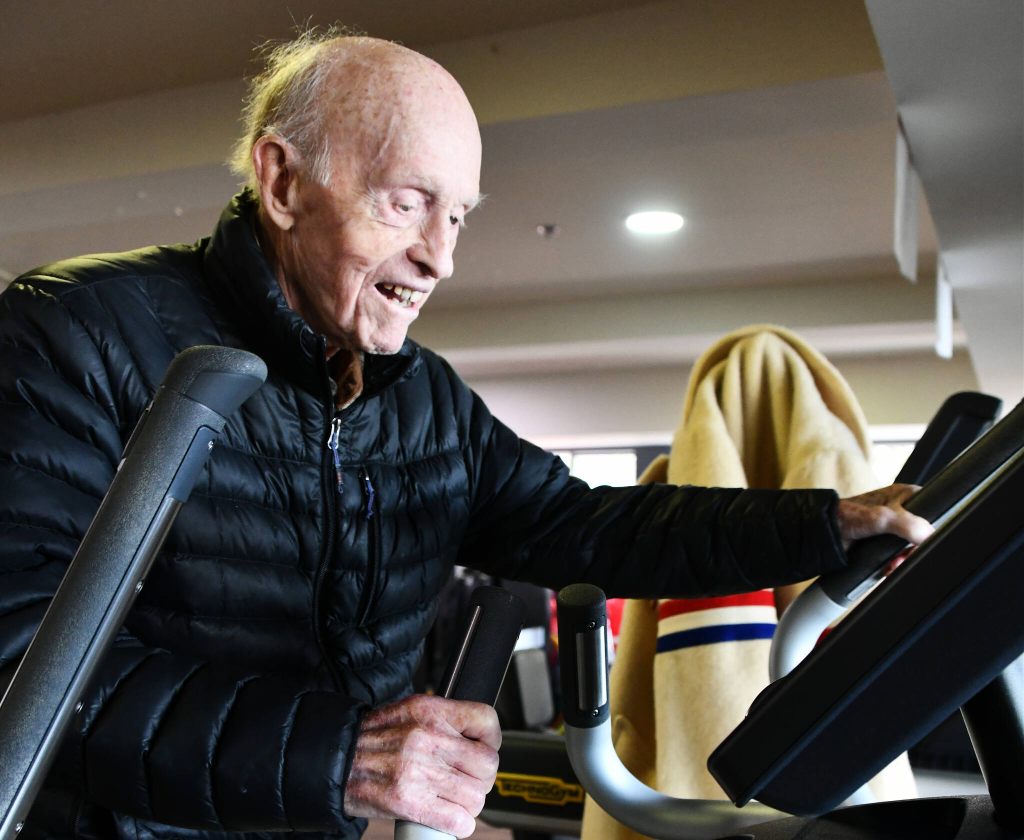 Kennedy keeps rolling in the fitness room and on the ski slopes