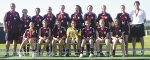 The MIFC girls U15 team recently won the Nike Crossfire Cup Championship for the third straight year.