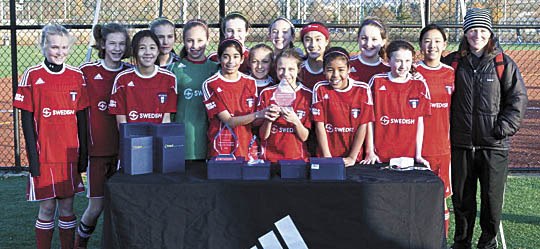 The Eastside FC's girls U99 Red team recently earned an invitation to the San Diego Surf Cup.