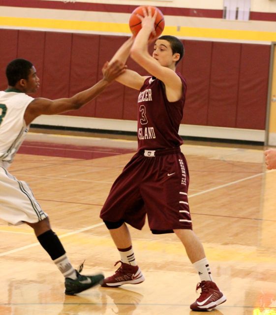 Will Taylor looks to pass during the 3A regional game against Timberline.