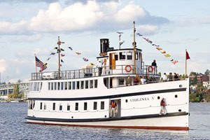 Rides aboard the Virginia V Steamship will be available during the city's Summer Celebration on July 9.