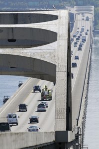 The only road on or off the Island