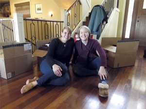 Islander Jen Capasso (left)