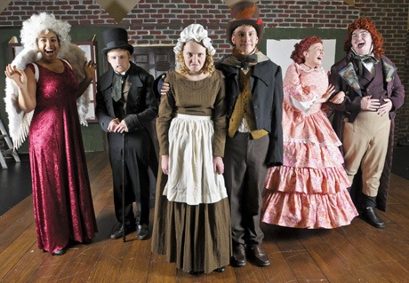 Cast members of the MIHS drama production