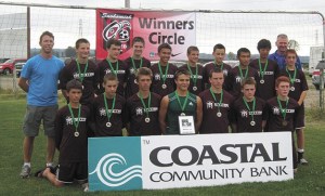 The Mercer Island United boys U16 team won the Snohomish Big Foot tournament in mid-August.